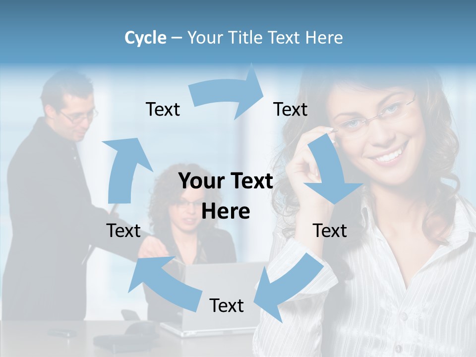 Table Bu Ine Team PowerPoint Template