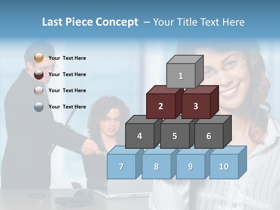 Table Bu Ine Team PowerPoint Template