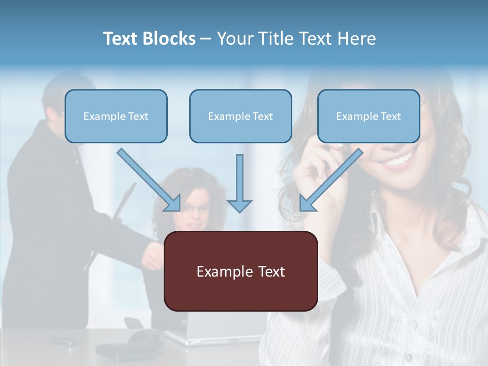 Table Bu Ine Team PowerPoint Template