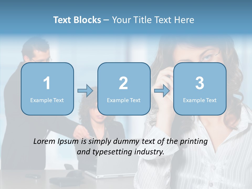 Table Bu Ine Team PowerPoint Template