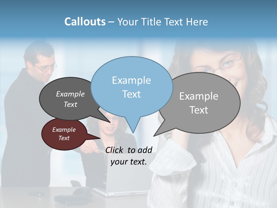 Table Bu Ine Team PowerPoint Template