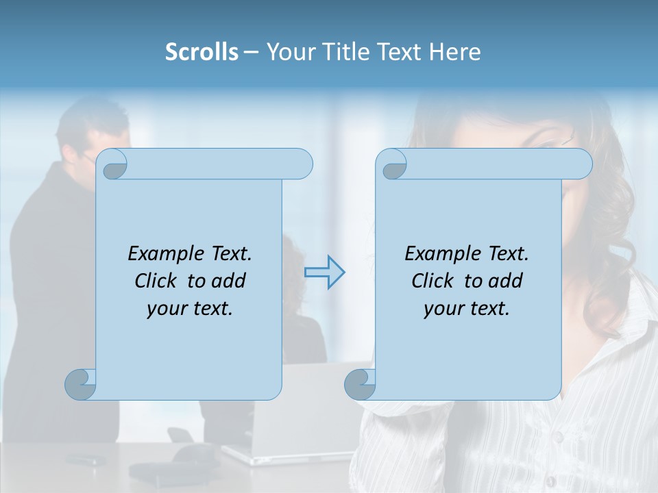Table Bu Ine Team PowerPoint Template