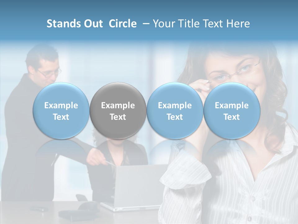 Table Bu Ine Team PowerPoint Template