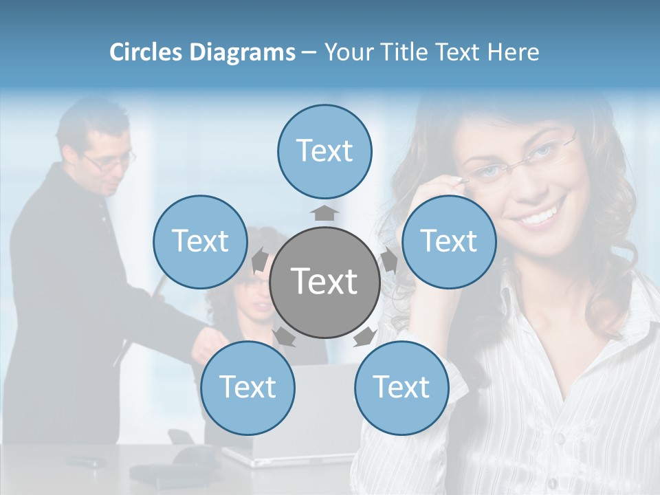 Table Bu Ine Team PowerPoint Template