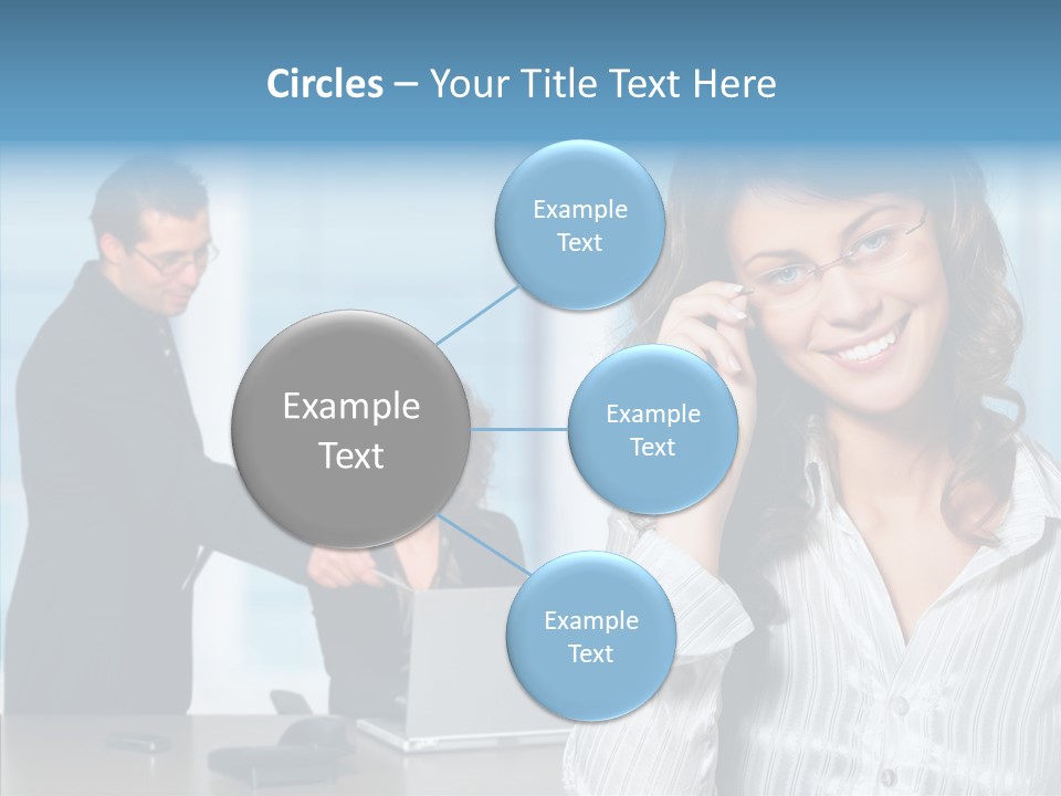 Table Bu Ine Team PowerPoint Template