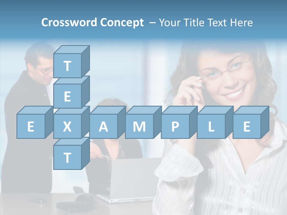 Table Bu Ine Team PowerPoint Template