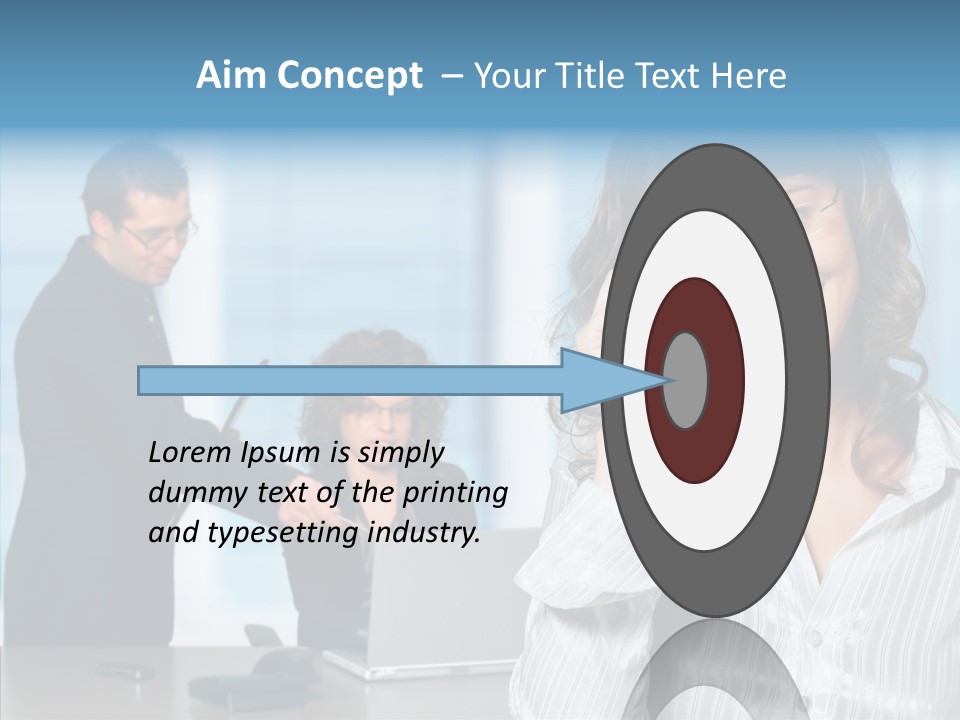 Table Bu Ine Team PowerPoint Template