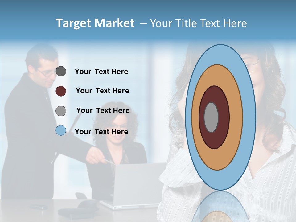 Table Bu Ine Team PowerPoint Template