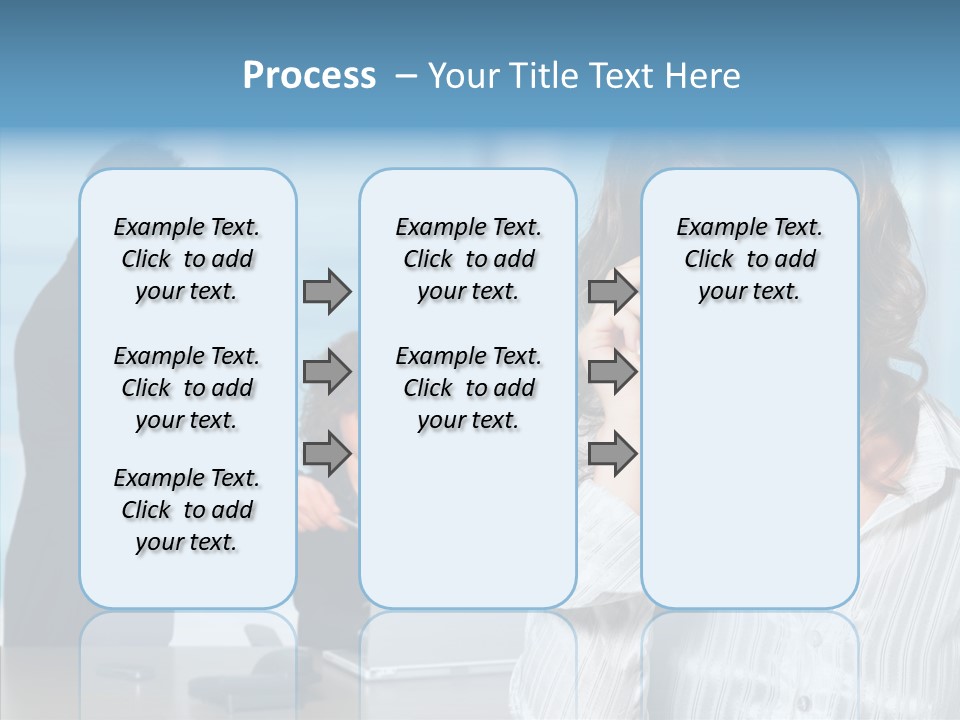 Table Bu Ine Team PowerPoint Template