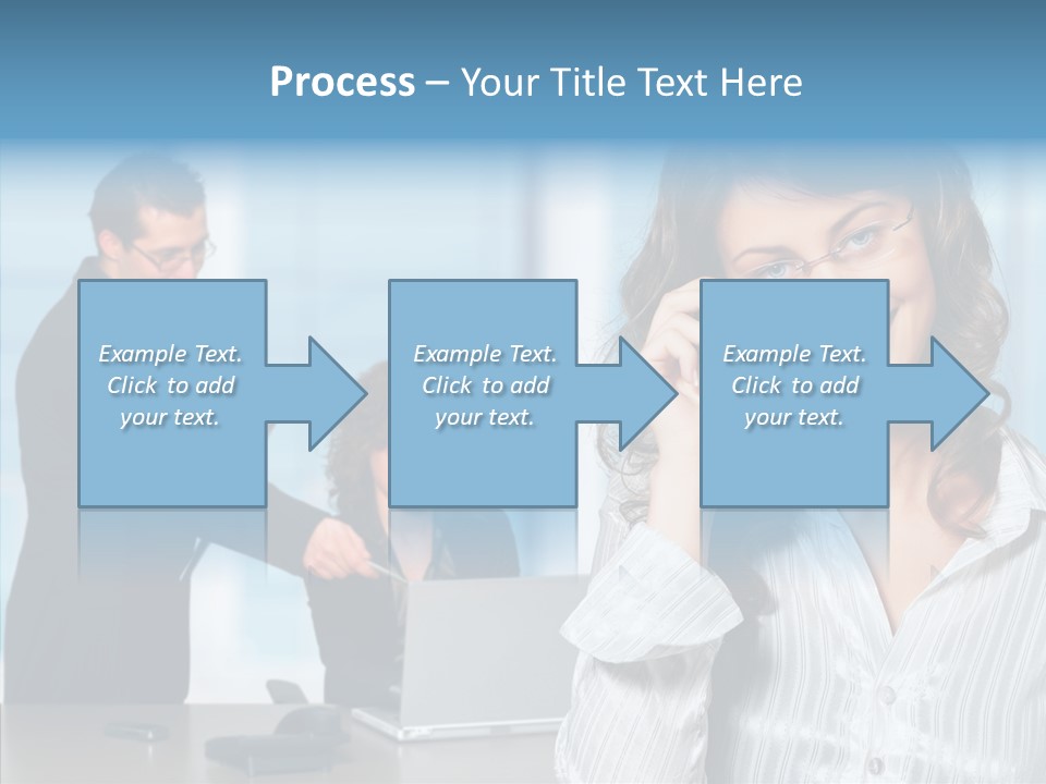 Table Bu Ine Team PowerPoint Template