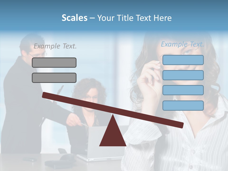 Table Bu Ine Team PowerPoint Template