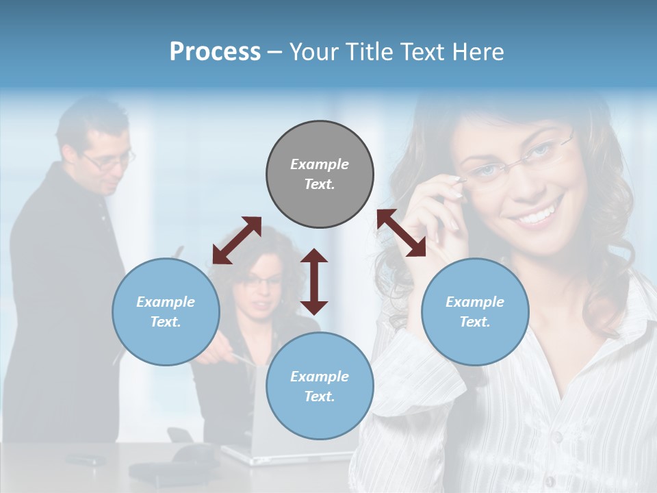 Table Bu Ine Team PowerPoint Template