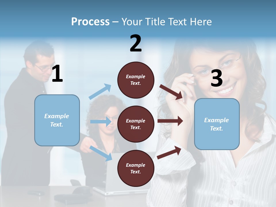 Table Bu Ine Team PowerPoint Template