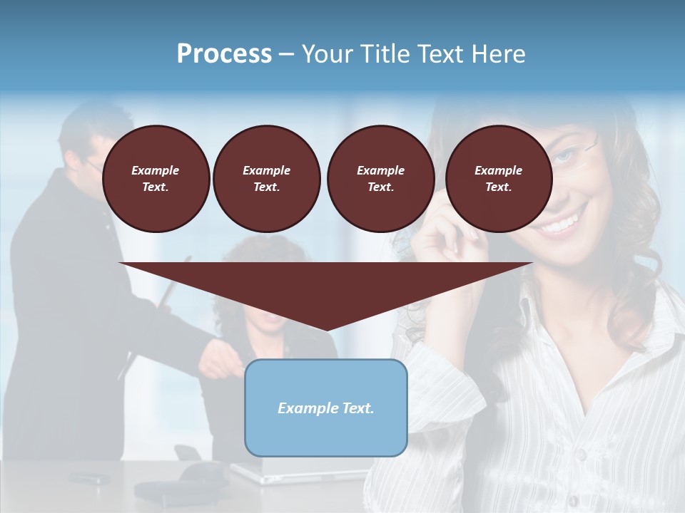 Table Bu Ine Team PowerPoint Template
