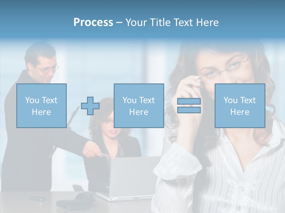 Table Bu Ine Team PowerPoint Template