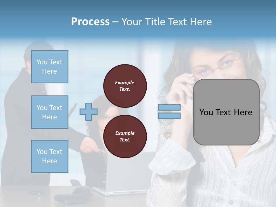 Table Bu Ine Team PowerPoint Template