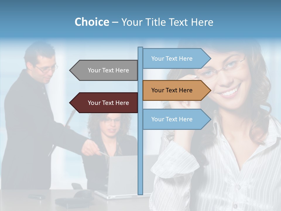 Table Bu Ine Team PowerPoint Template