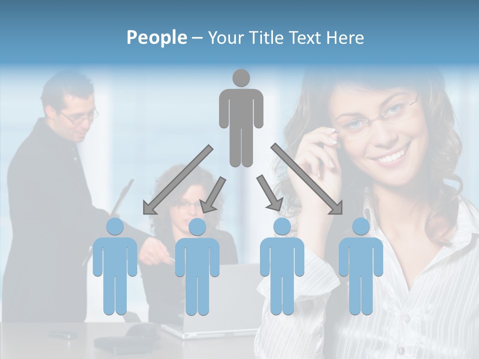 Table Bu Ine Team PowerPoint Template