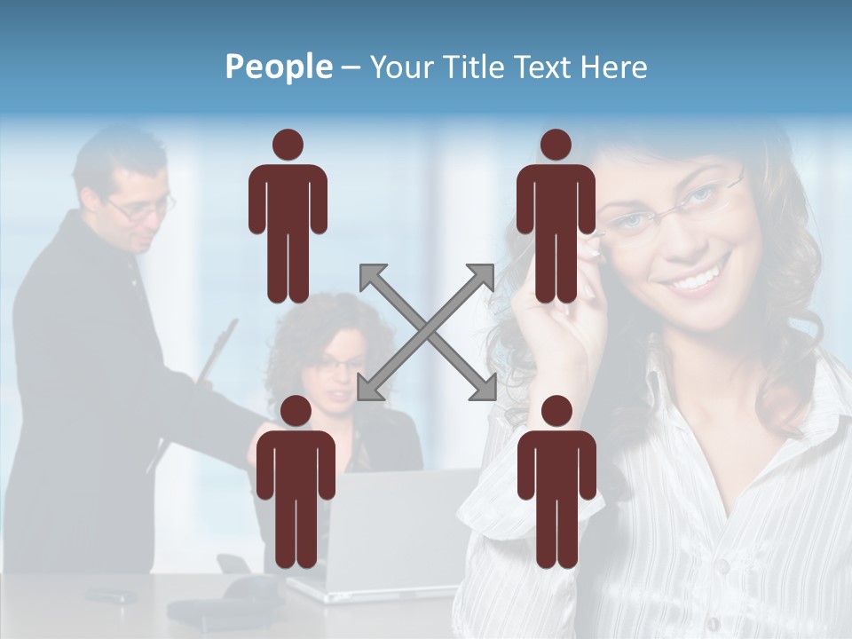 Table Bu Ine Team PowerPoint Template