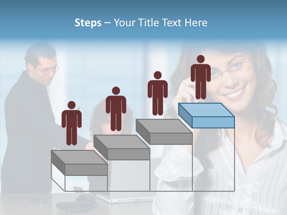 Table Bu Ine Team PowerPoint Template