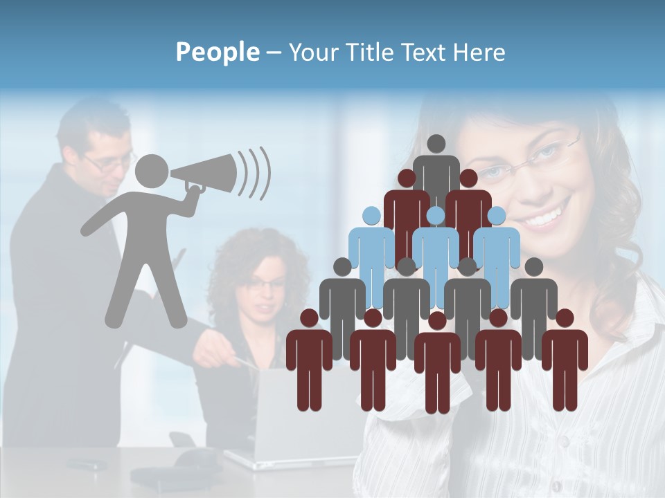 Table Bu Ine Team PowerPoint Template