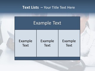 Happy Li Ten Table PowerPoint Template