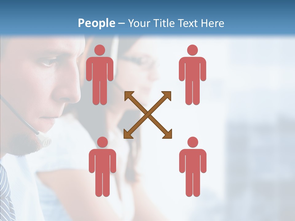 Corporation Together Group PowerPoint Template