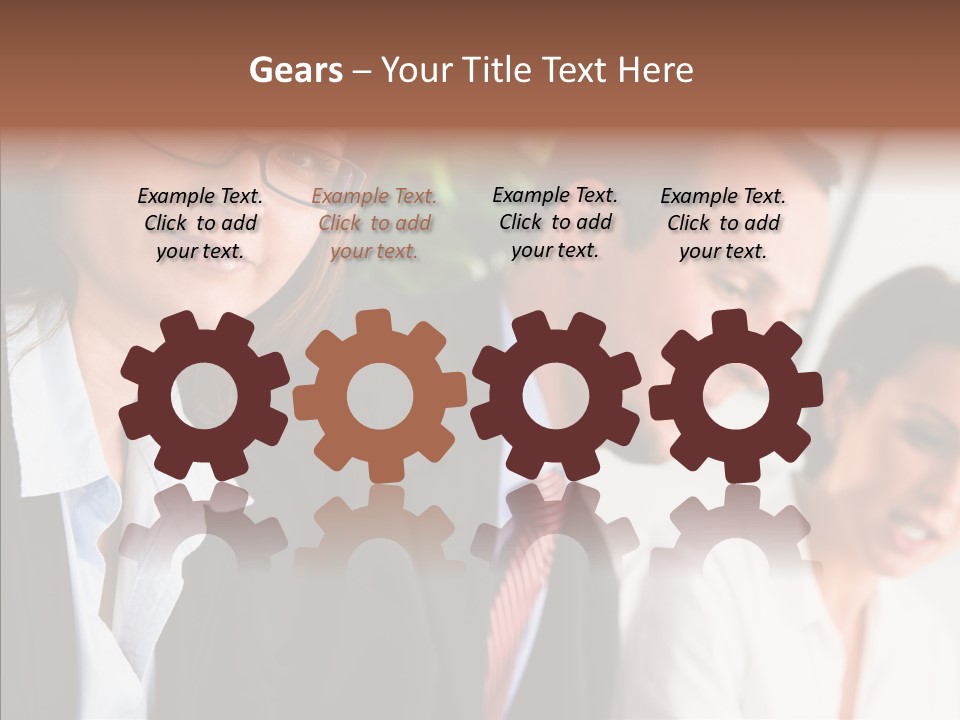 Per On Meeting Company PowerPoint Template