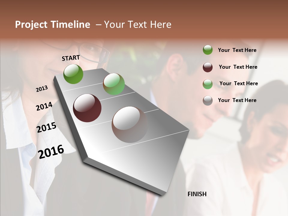 Per On Meeting Company PowerPoint Template