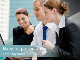 Business Jacket Outside PowerPoint Template