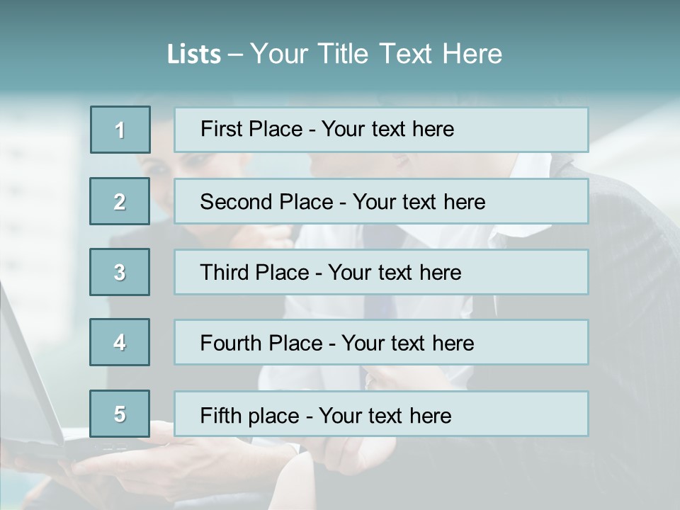 Business Jacket Outside PowerPoint Template
