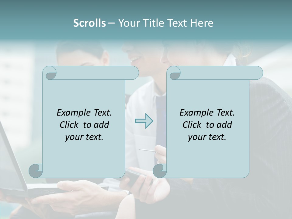 Business Jacket Outside PowerPoint Template