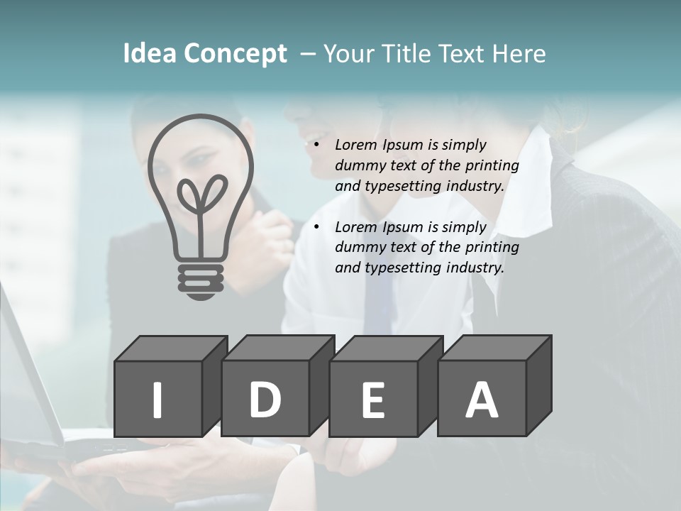 Business Jacket Outside PowerPoint Template