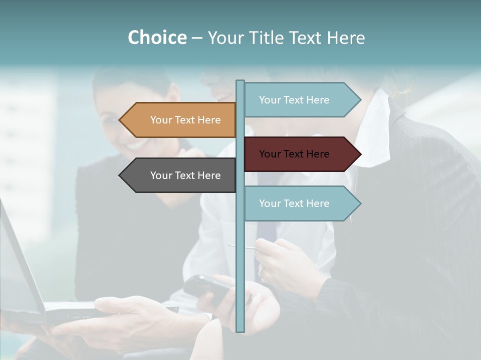 Business Jacket Outside PowerPoint Template