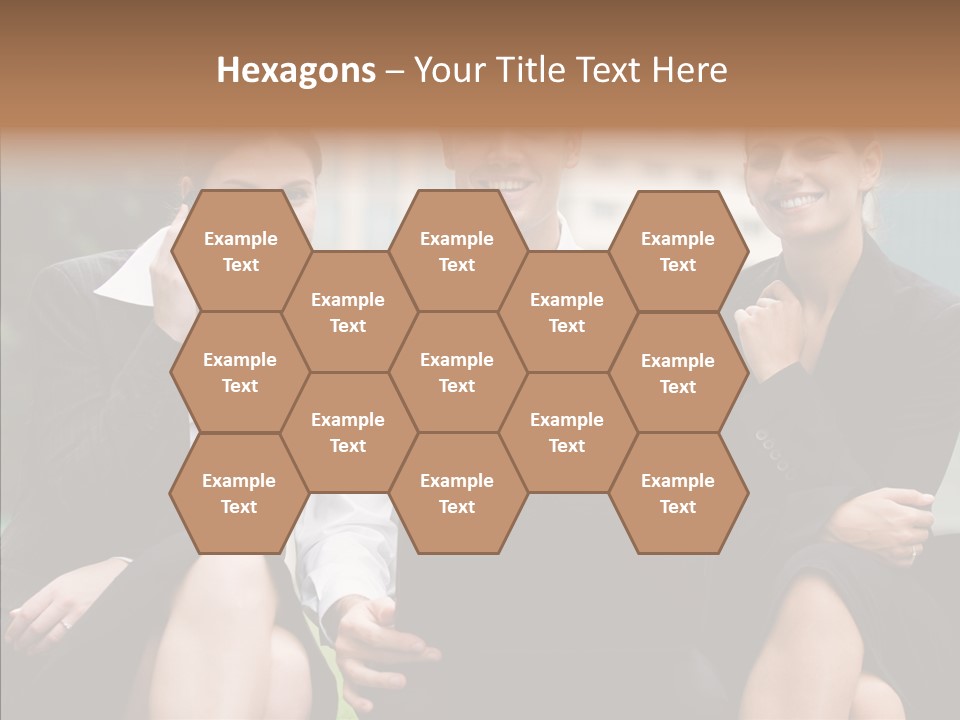 Caucasian Business Good Looking PowerPoint Template