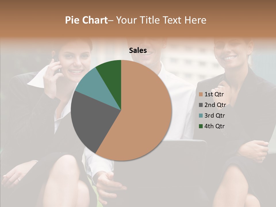 Caucasian Business Good Looking PowerPoint Template