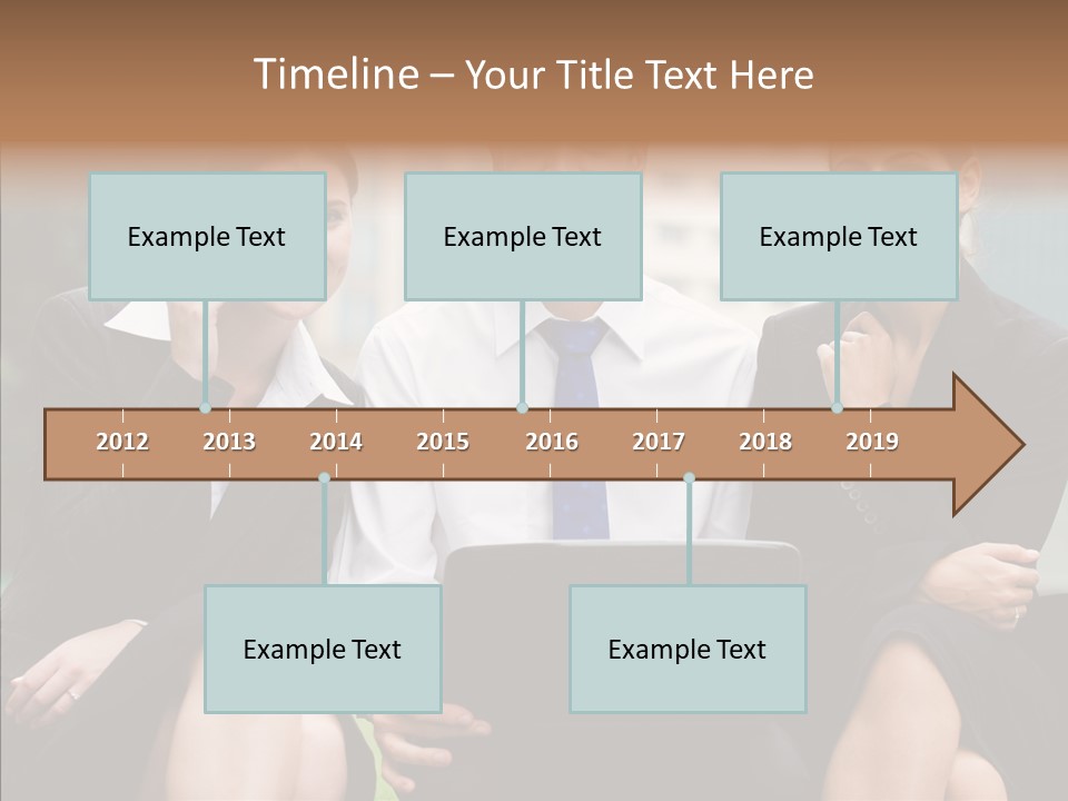 Caucasian Business Good Looking PowerPoint Template