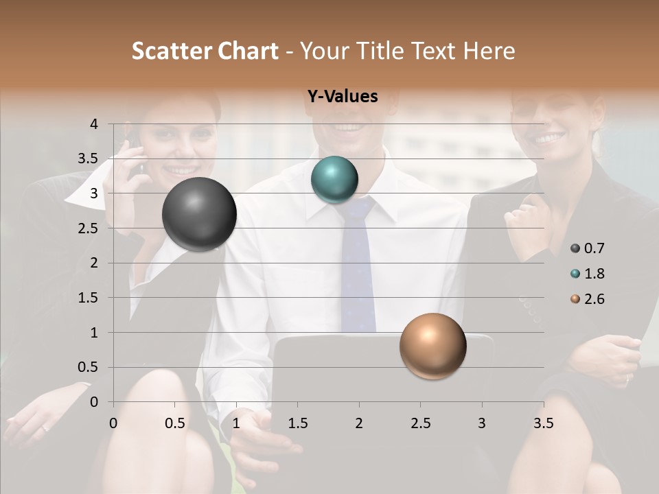 Caucasian Business Good Looking PowerPoint Template