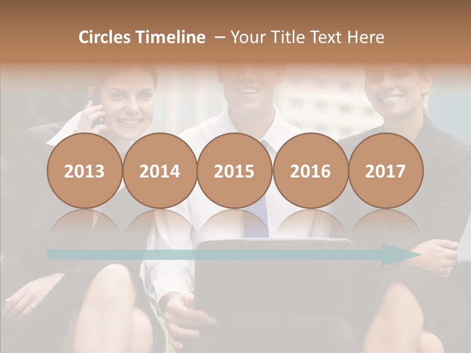 Caucasian Business Good Looking PowerPoint Template