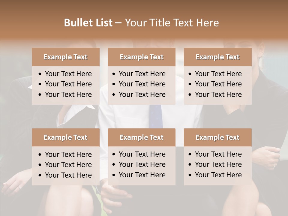 Caucasian Business Good Looking PowerPoint Template