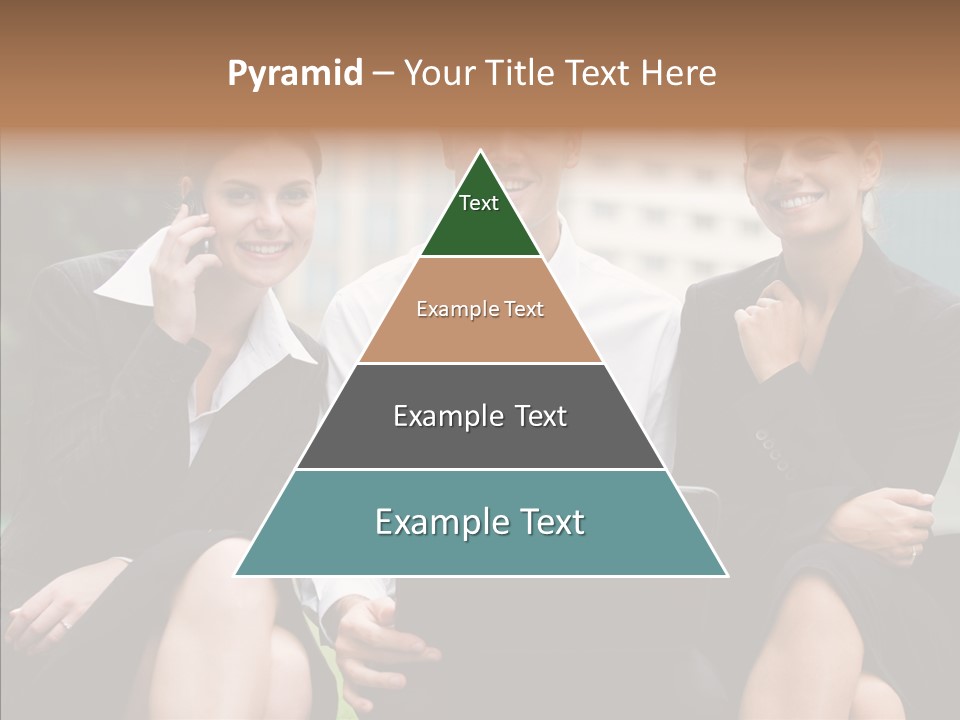 Caucasian Business Good Looking PowerPoint Template