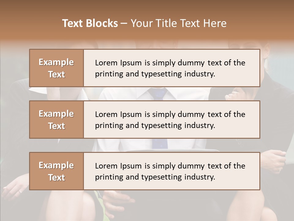 Caucasian Business Good Looking PowerPoint Template