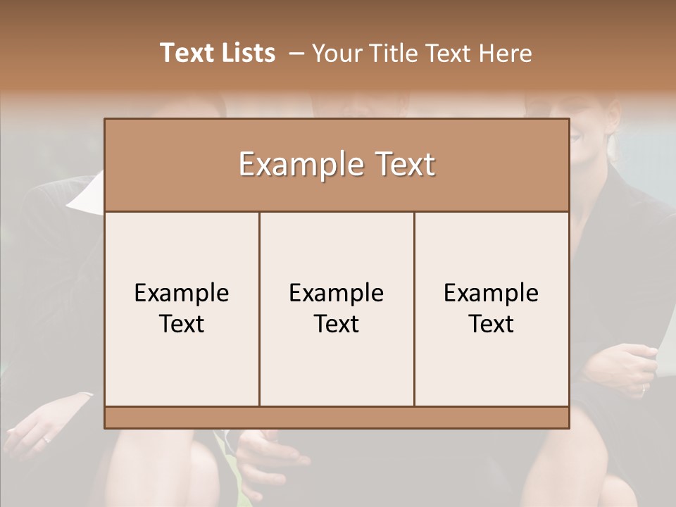 Caucasian Business Good Looking PowerPoint Template