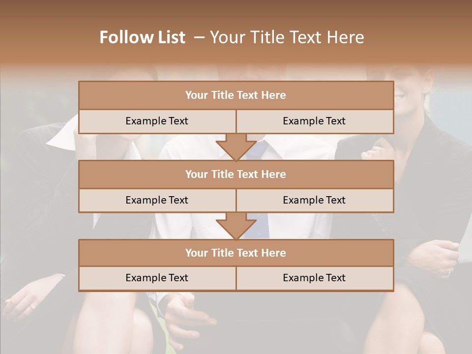 Caucasian Business Good Looking PowerPoint Template