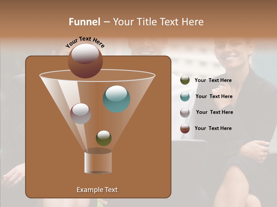 Caucasian Business Good Looking PowerPoint Template