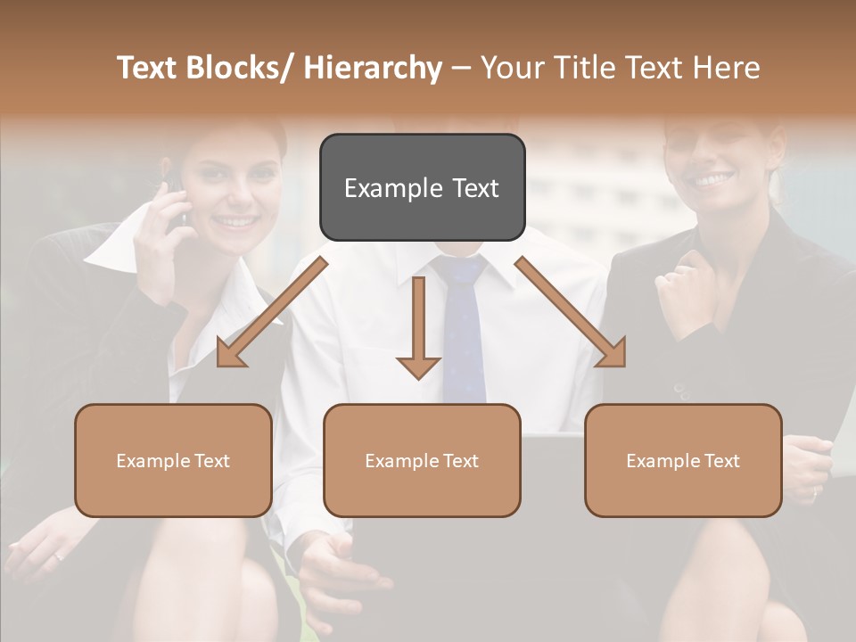 Caucasian Business Good Looking PowerPoint Template