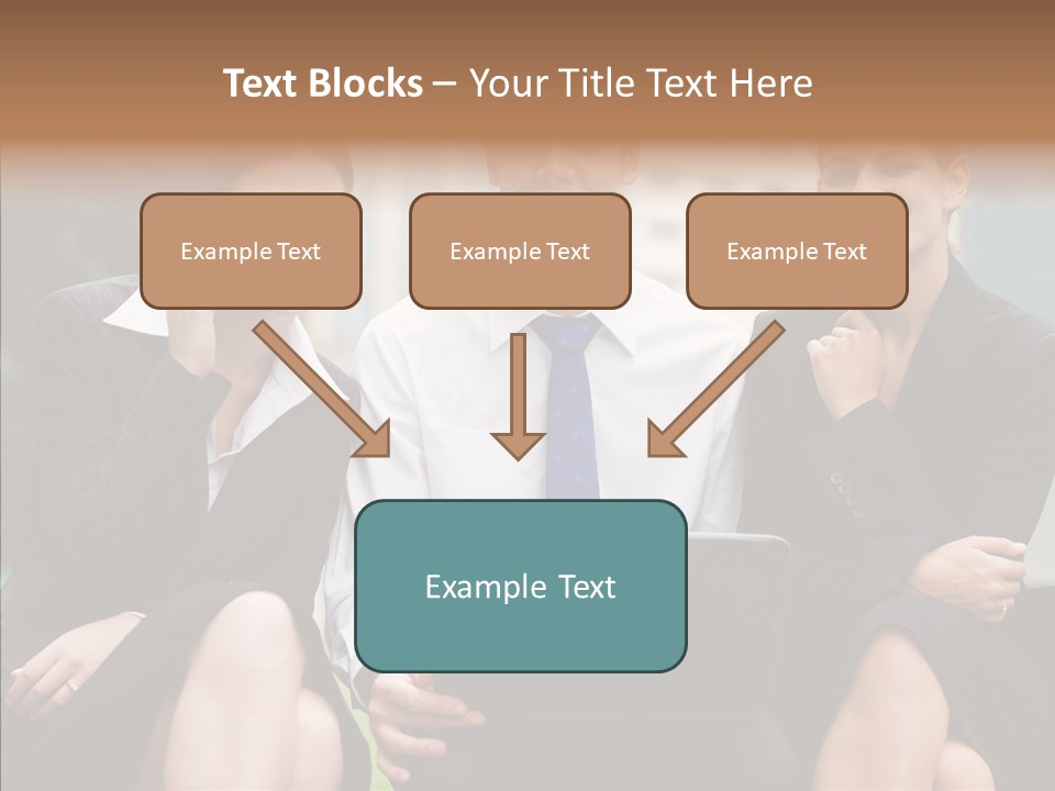 Caucasian Business Good Looking PowerPoint Template