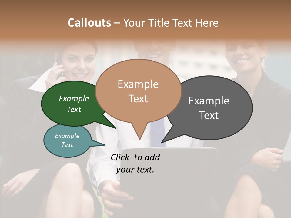 Caucasian Business Good Looking PowerPoint Template