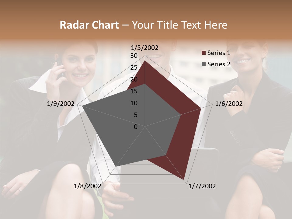 Caucasian Business Good Looking PowerPoint Template