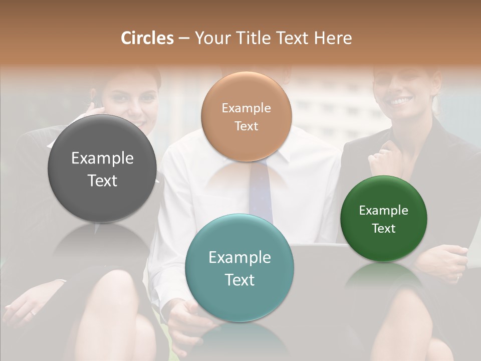 Caucasian Business Good Looking PowerPoint Template